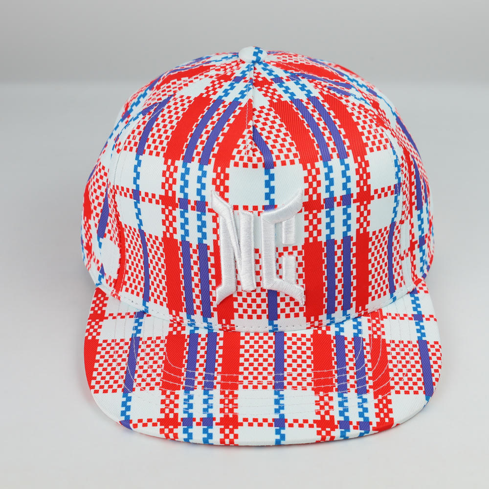 Custom flat brim snapback